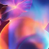 Colorful abstract light painting